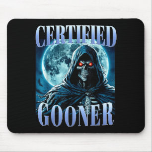 Goon Lustiger Gooning-Meme-Skelett Zertifizierter  Mousepad