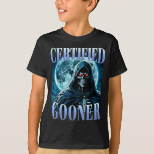 Goon lustiger Gooning-Meme-Skelett zertifizierter  T-Shirt