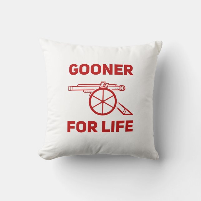 Gooner for Life Arsenal Kissen (Vorderseite)
