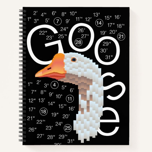GOOSE: A Pixel Notizbuch (Vorderseite)