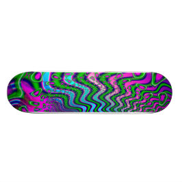 Goose Berries Psychedelic Fraktal Skateboard