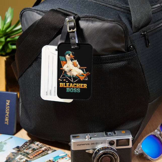 Goose Bleacher Boss Gepäckanhänger (Vorderseite & Rückseite)