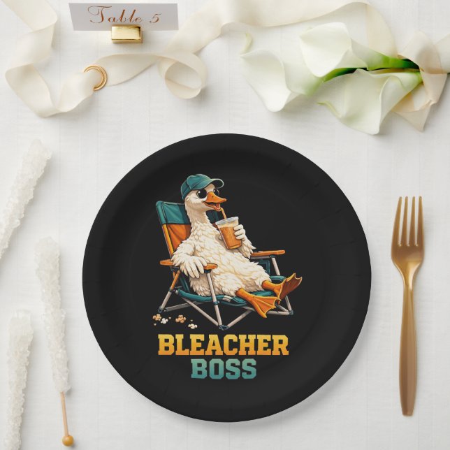 Goose Bleacher Boss Pappteller (Hochzeit)