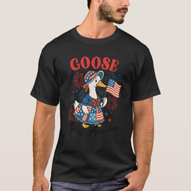 Goose Bless American T-Shirt (Vorderseite)