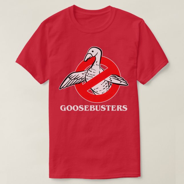Goose Busters Funny Ghost Novelty Geschenkdesign T-Shirt (Design vorne)