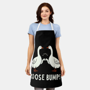Goose Couple Funny Goose Bumps Sarcastic Goose Lov Schürze