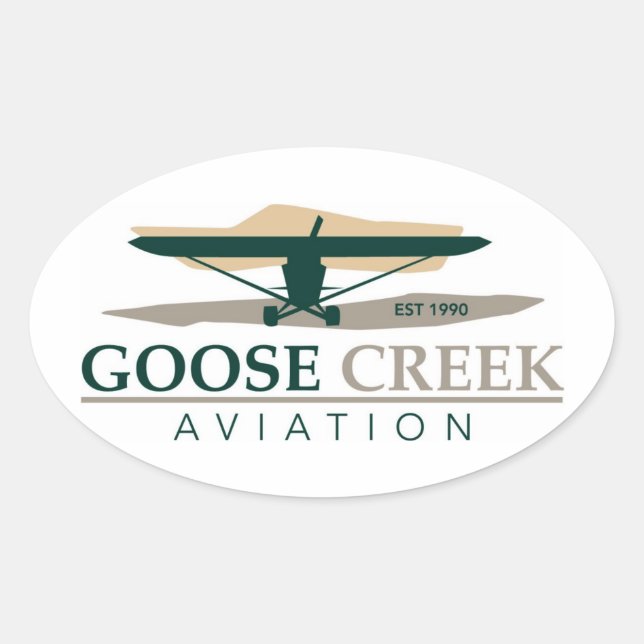 Goose Creek Aviation Sticker Decal (Vorderseite)