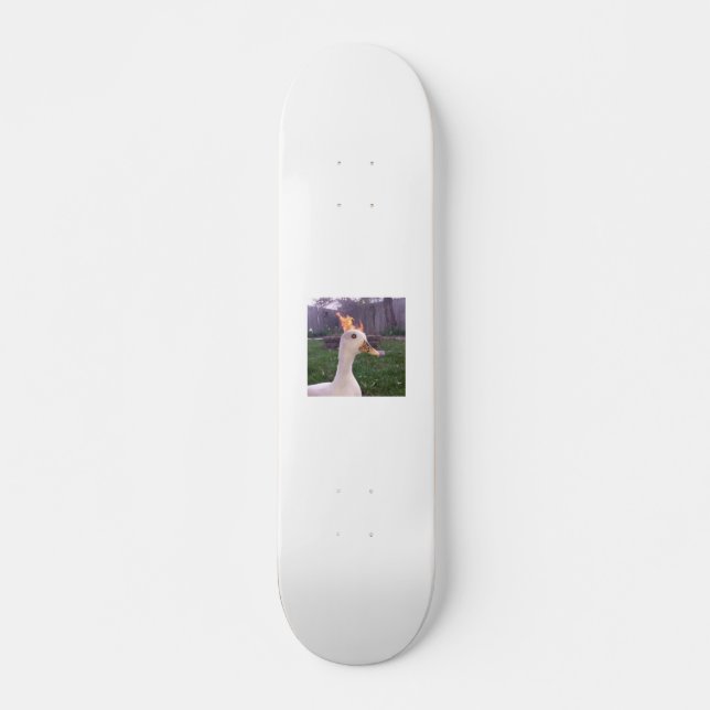 Goose Fireplace Skateboard, 7¾" Skateboard (Vorne)