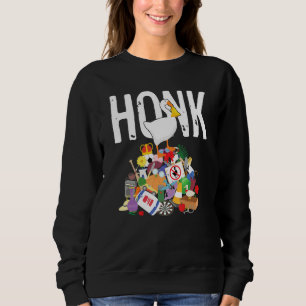 Goose Game Honig Untitelte Goose Addiction Press Y Sweatshirt