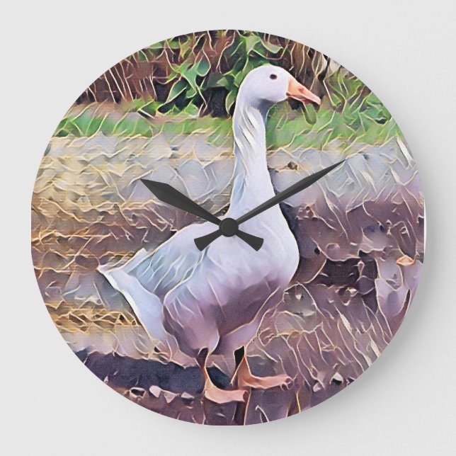 GOOSE GROßE WANDUHR (Vorderseite)