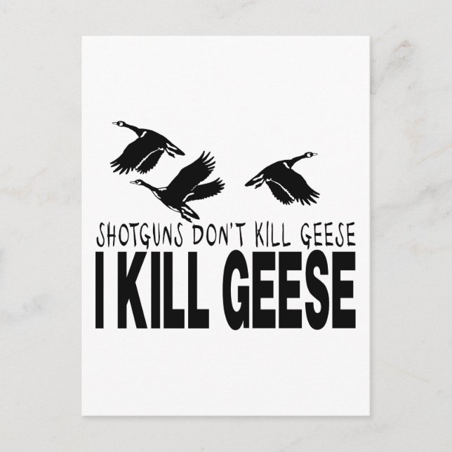 GOOSE JUNING POSTKARTE (Vorderseite)