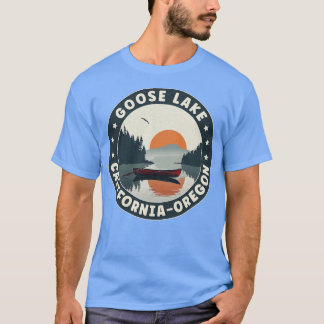 Goose Lake CaliforniaOregon Sunset T-Shirt
