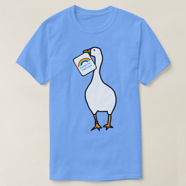 Goose mit Stolen Essential Employee Rainbow d T-Shirt (Design vorne)