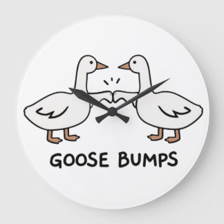 Goose pumps  große wanduhr