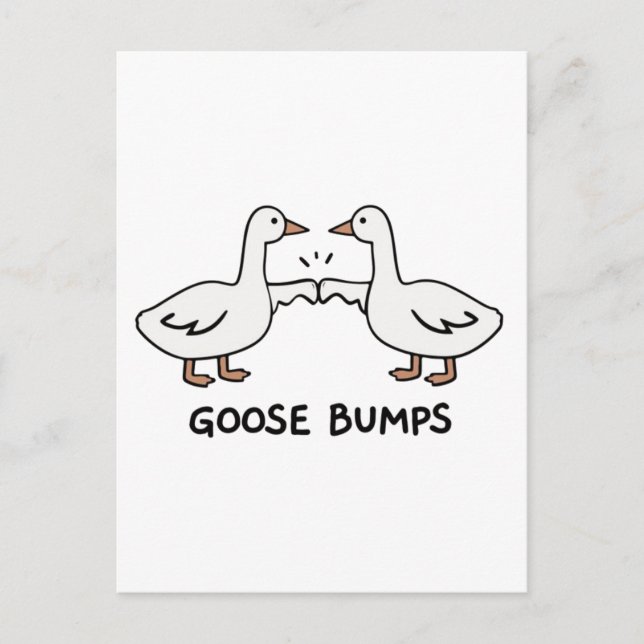 Goose pumps  postkarte (Vorderseite)