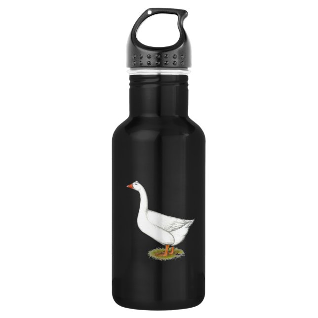 Goose Roman Tufted Edelstahlflasche (Vorderseite)