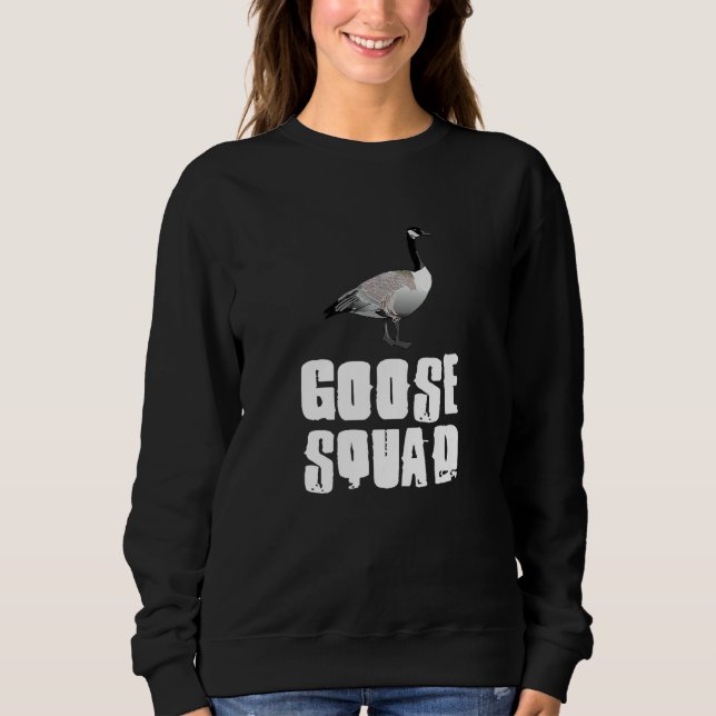 GOOSE Squad Coole Tiergänse Sweatshirt (Vorderseite)