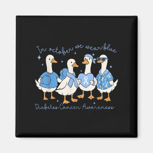 Goose Squad im November Wir tragen Blue Ribbon für Magnet