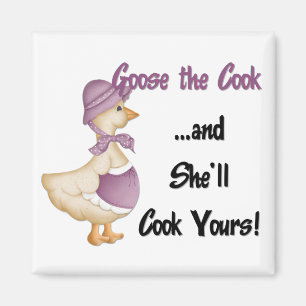 Goose the Cook Magnet