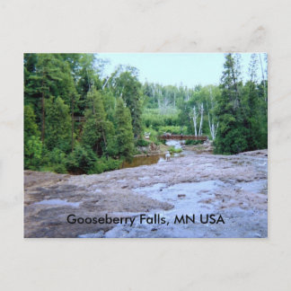 Gooseberry Falls, MN USA Postkarte
