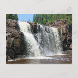 Gooseberry Falls, North Shore, Minnesota Postkarte