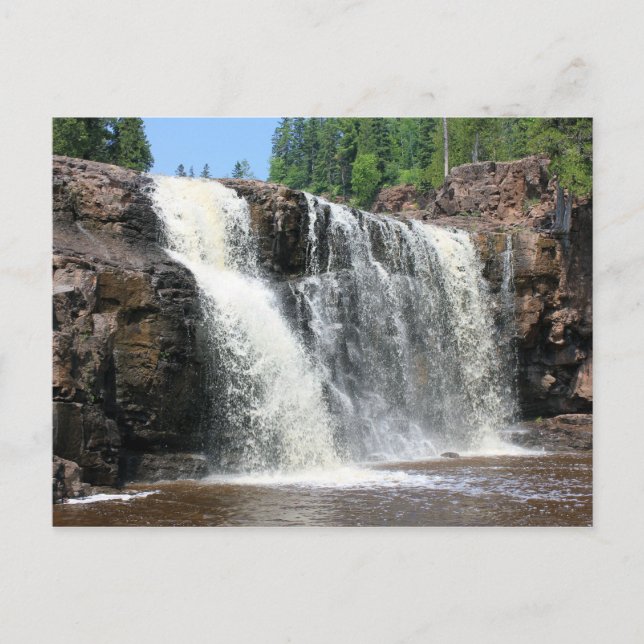 Gooseberry Falls, North Shore, Minnesota Postkarte (Vorderseite)