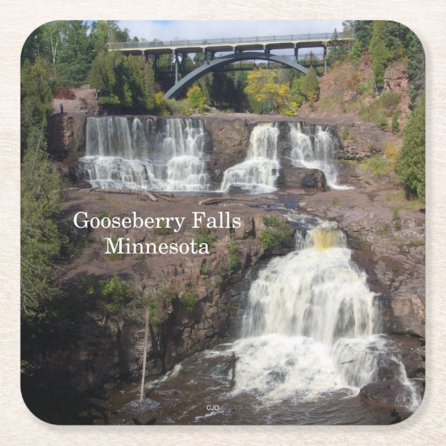 Gooseberry Falls paper Untersetzer (Vorderseite)