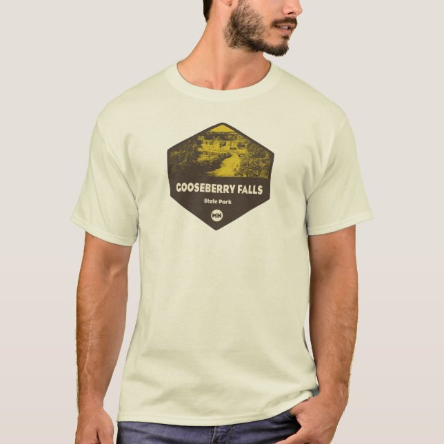 Gooseberry Falls Staat Park Minnesota T-Shirt (Vorderseite)