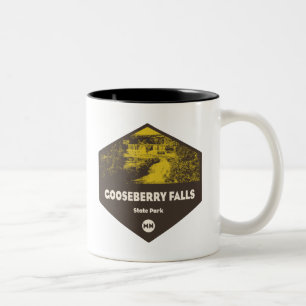 Gooseberry Falls Staat Park Minnesota Zweifarbige Tasse