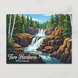 Gooseberry Falls State Park USA Postkarte