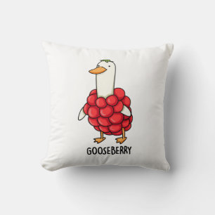 Gooseberry Funny Berry Pun Kissen