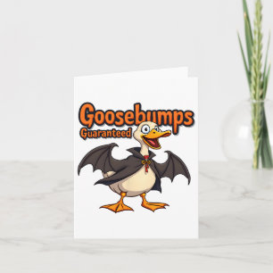 Goosebumps garantiertes sonniges Halloween Karte