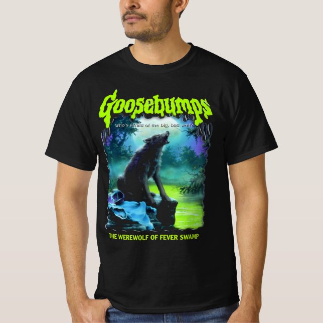 Goosebumps R.L. Stine Werewolf Horror Halloween T-Shirt (Vorderseite)