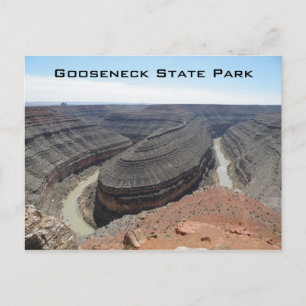 Gooseneck Staat Park Postkarte