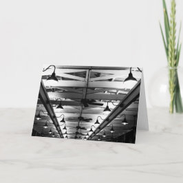 Gooseneckleuchten - Faltkarte - Leere Innenseite Karte