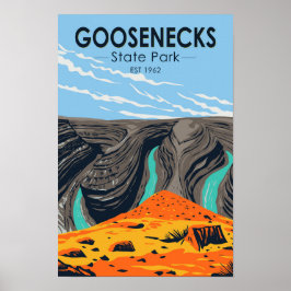 Goosenecks Staat Park/Garten: Parco delle camelie  Poster