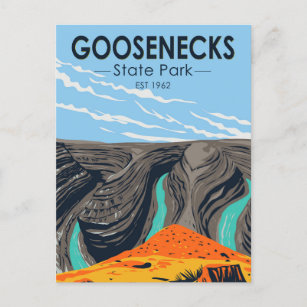 Goosenecks Staat Park/Garten: Parco delle camelie  Postkarte