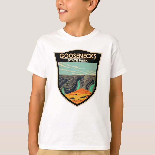 Goosenecks Staat Park/Garten: Parco di Villa dei C T-Shirt (Vorderseite)