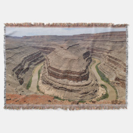 Goosenecks Throw Blanket Decke