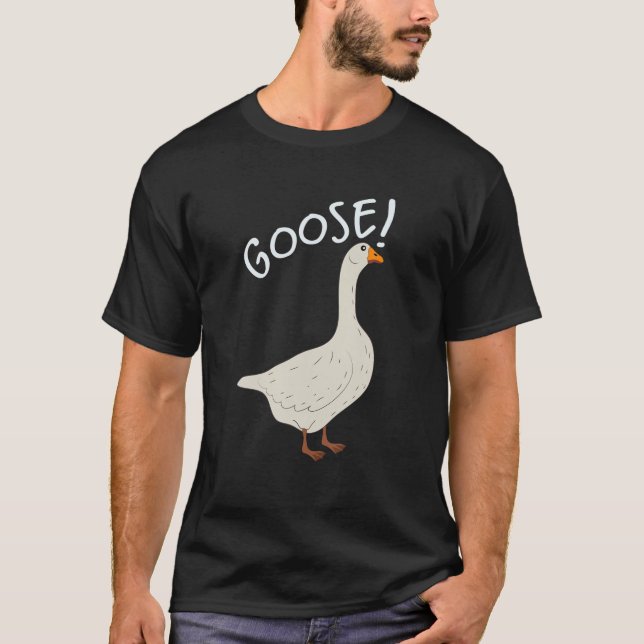Gooses Golden Gooses Game Game Gänsehaut Nacken Gä T-Shirt (Vorderseite)