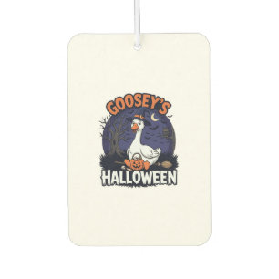 Gooseys Halloween-Gans-Hexenhut-Kürbis_1 Autolufterfrischer