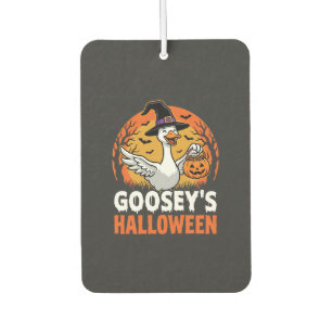 Gooseys Halloween-Hexe Gans Retro-Cartoon-Design Autolufterfrischer
