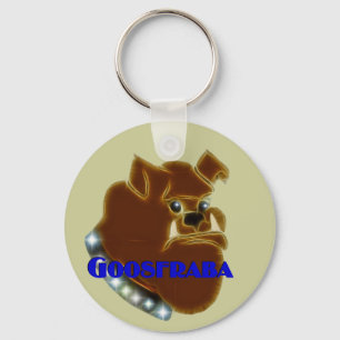 Goosfraba Bulldogge Schlüsselanhänger