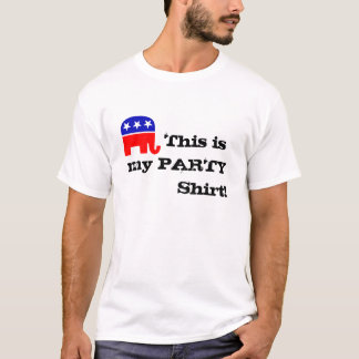 gop-Elefant,         dieser ist mein PARTY         T-Shirt