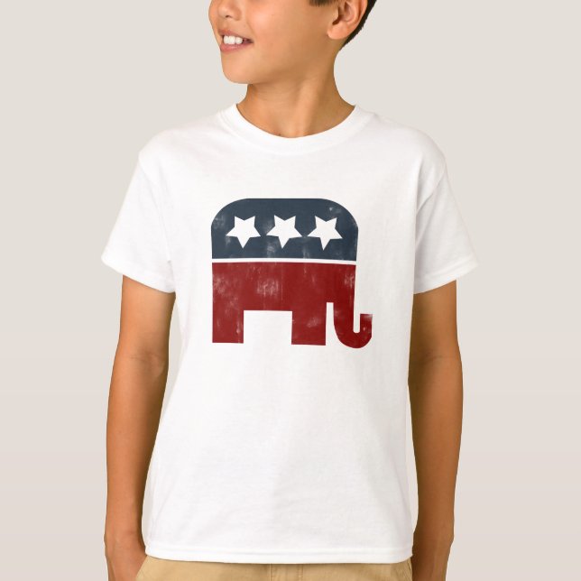 GOP-Elefantenlogo T-Shirt (Vorderseite)