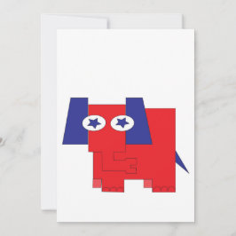 GOP-Elefantenscheibe Einladung