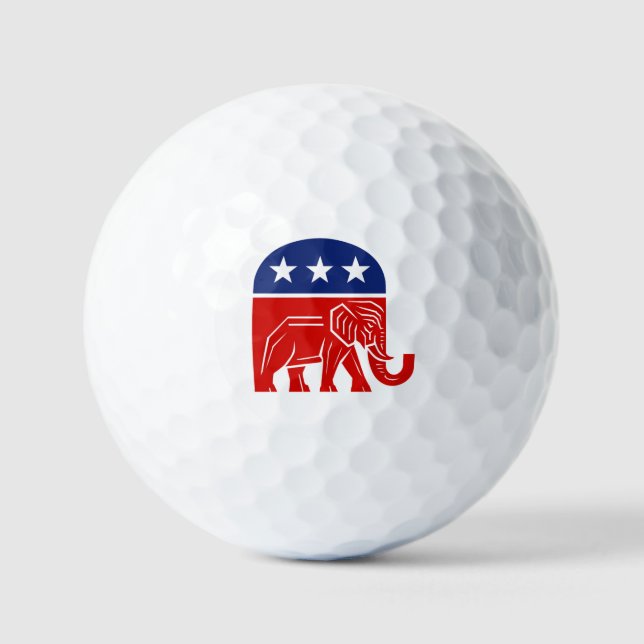 GOP Elephant Golfball (Vorderseite)