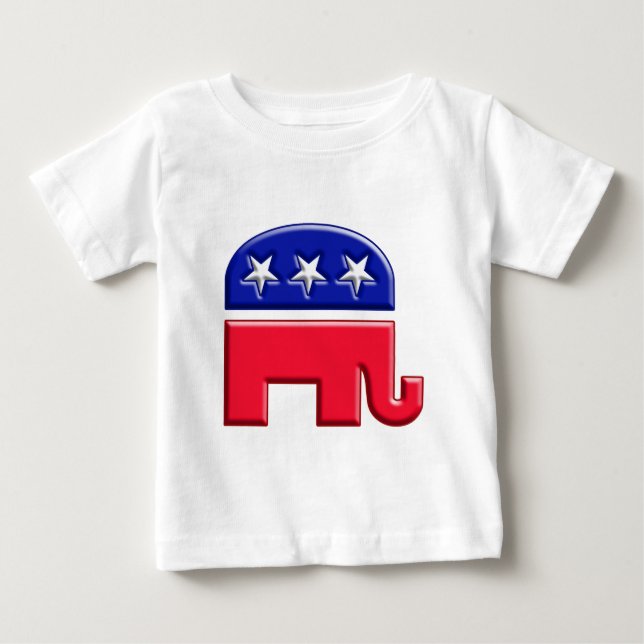 GOP Elephant-Logo Baby T-shirt (Vorderseite)