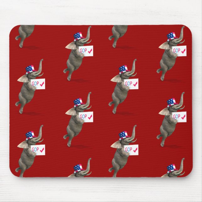 GOP Elephant Mousepad (Vorne)