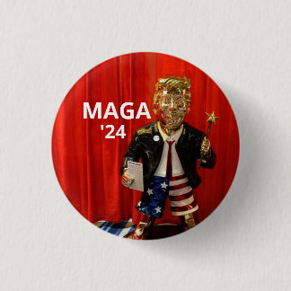 GOP Golden Boy: Donald Trump Button